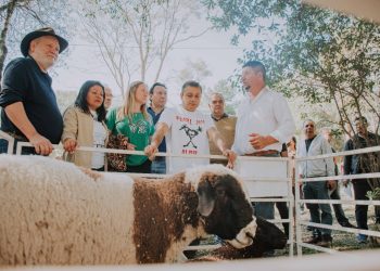 De visita en la 2° expo cuenca ovino-caprina de la zona sur, el gobernador destacó el fuerte trabajo del sector