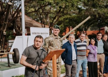 Herrera Ahuad acompañó el inicio de las capacitaciones en oficios a soldados voluntarios