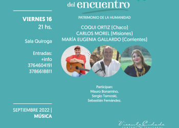 Posadas: velada chamamecera regional en el Cidade