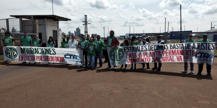 Migraciones adhirió al paro nacional convocado por ATE