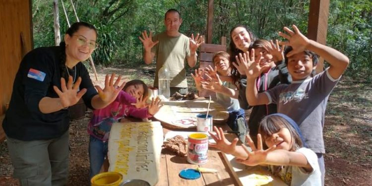 Intensa actividad comunitaria en el Lago Urugua-í para la puesta en valor del Sector de Uso Público
