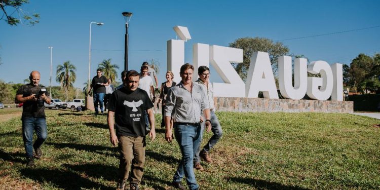 Herrera Ahuad dedicó una jornada completa a recorrer obras y emprendimientos en Puerto Iguazú