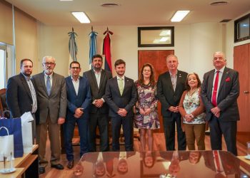 Passalacqua y la presidente del STJ recibieron al cónsul general de Italia