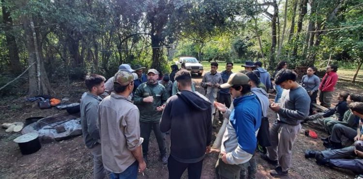Futuros guardaparques realizaron diferentes actividades formativas en el Campo San Juan