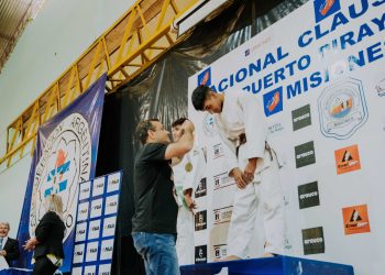En Puerto Piray, Herrera Ahuad visitó a las delegaciones que compiten en el Torneo Nacional Clausura de Judo