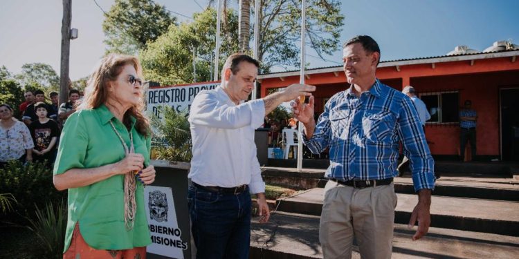 Herrera Ahuad puso en funciones al interventor del nuevo municipio de Fracrán
