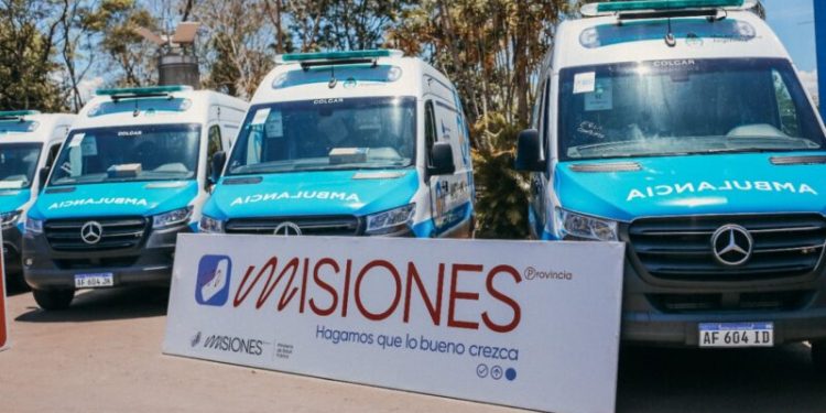 Misiones recibió las primeras ambulancias del Plan Nacional de reconstrucción del Sistema de Salud