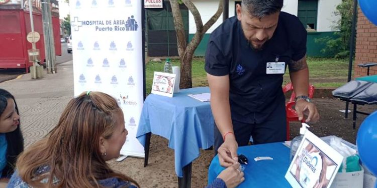 Jornadas de sensibilización sobre diabetes en Puerto Rico, Puerto Iguazú y Jardín América