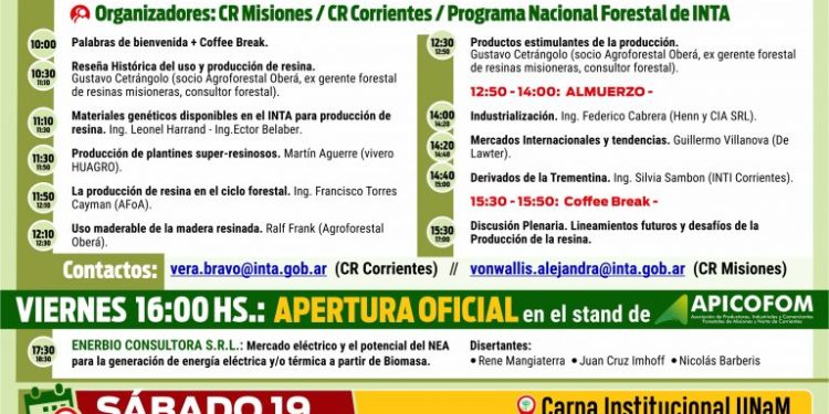 Con un intenso programa de actividades ya se palpita la Feria Forestal Argentina
