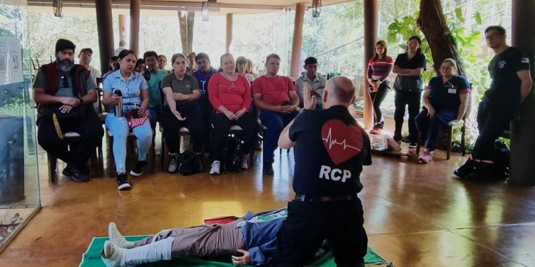 Capacitan en RCP a trabajadores de Parques Provinciales y prestadores turísticos