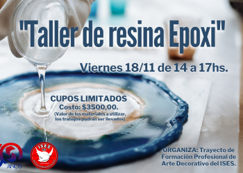 Posadas: taller de resina Epoxi en el ISES