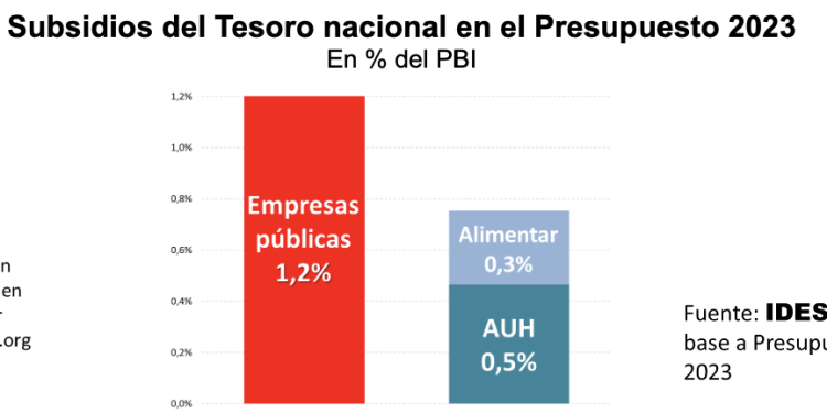 Idesa: empresas públicas reciben más subsidios que la infancia