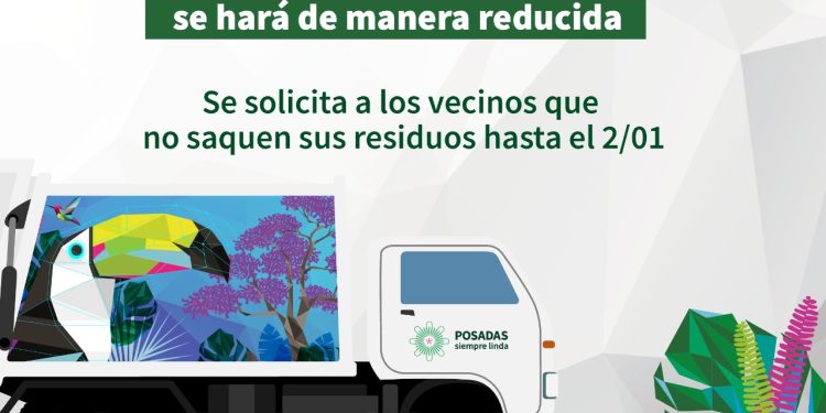 Posadas: ¿Cómo serán los servicios municipales este fin de semana de Año Nuevo?