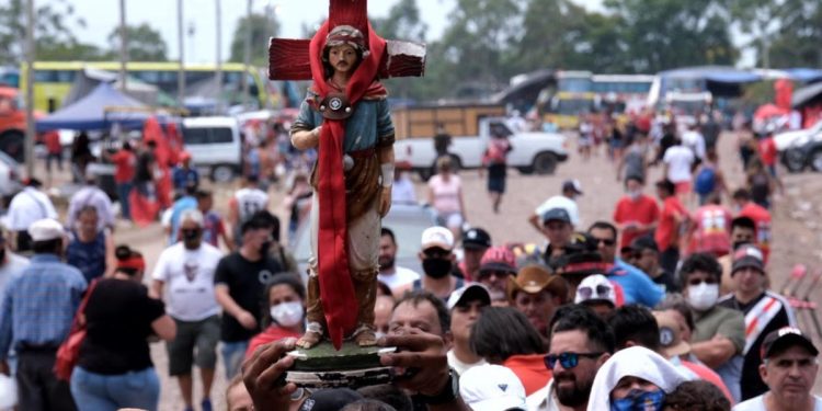 Corrientes: unos 400 mil devotos de todo el país visitaron al Gauchito Gil en Mercedes