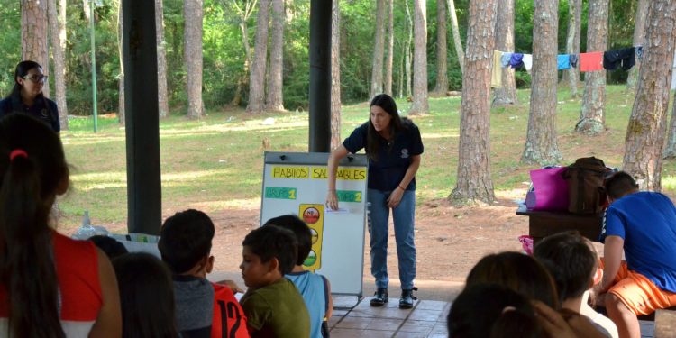 Oberá: hábitos saludables en la Colonia de Vacaciones