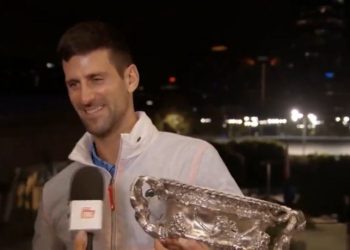 Djokovic, como un argentino más tras ganar el Abierto de Australia