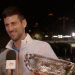 Djokovic, como un argentino más tras ganar el Abierto de Australia