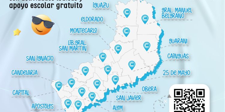 Misiones: más de 60 centros de apoyo activos durante el mes de enero