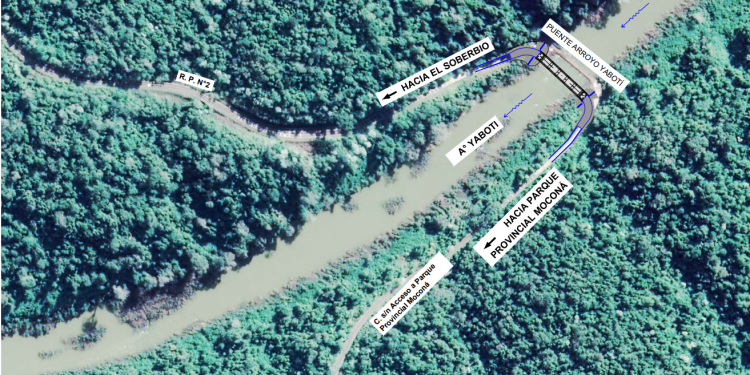Avanza el proceso para la construcción del nuevo puente en el Moconá