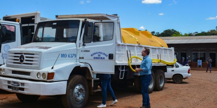 Oberá suma un nuevo camión hidrante