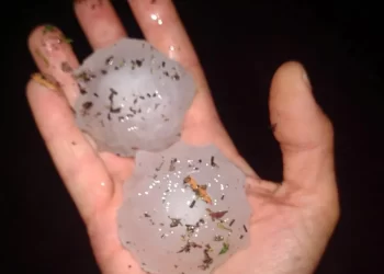 San Luis: cayeron granizos del tamaño de pelotas de tenis