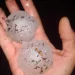 San Luis: cayeron granizos del tamaño de pelotas de tenis