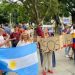 Venezolanos protestaron en Retiro contra la visita de Maduro