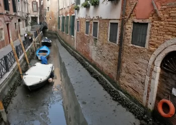 Italia: Venecia sin agua por la fuerte sequía