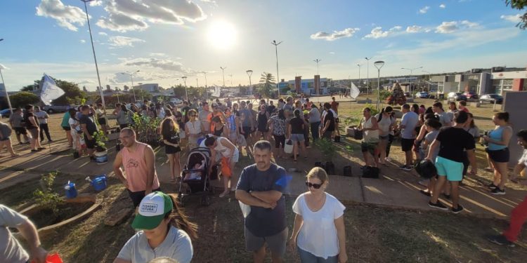 La Municipalidad de Posadas realizó la jornada de Barrios Verdes en Itaembé Guazú