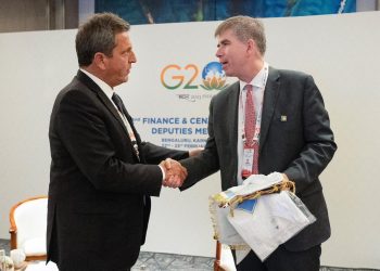 Sergio Massa se reunió con el subsecretario de Asuntos Internacionales del Departamento del Tesoro de Estados Unidos, Jay Shambaugh