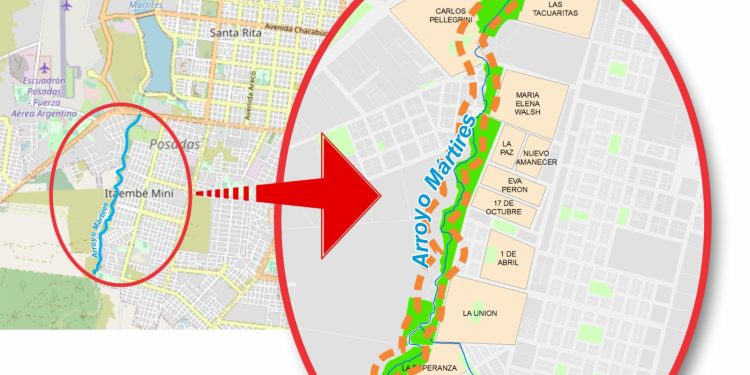 Martín Recamán propone la extensión de la costanera en el barrio Itaembé Miní de Posadas