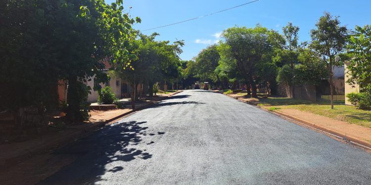 Posadas: finalizó la ejecución de asfalto en la Chacra 242