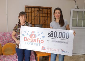 Puerto Iguazú: entregaron premio a ganadora del Desafío Confort