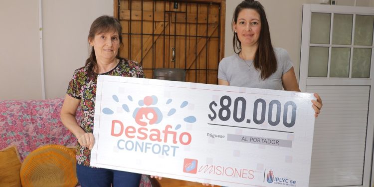 Puerto Iguazú: entregaron premio a ganadora del Desafío Confort