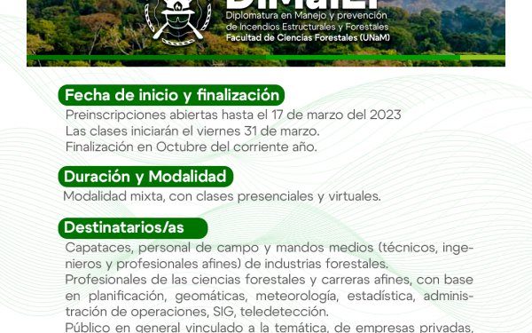 La Facultad de Ciencias Forestales abre las inscripciones a la Diplomatura en Manejo y Prevención de Incendios Estructurales y Forestales