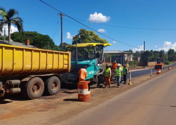 Travesía Urbana: avanza la pavimentación de las colectoras en Gobernador Roca