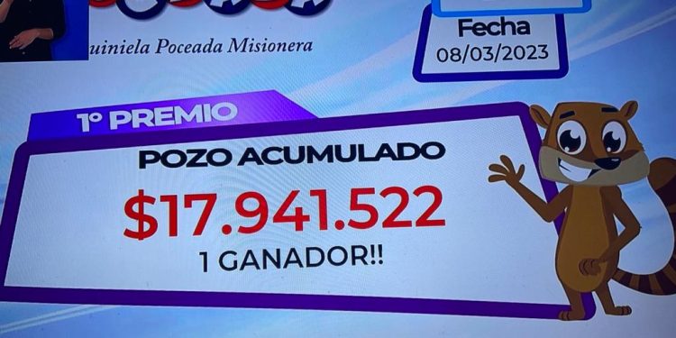 Poceada Misionera: casi 18 millones para Jardín América