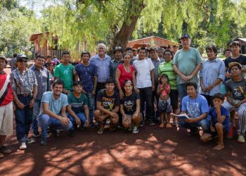 Passalacqua visitó la aldea Tacuapí en Ruiz de Montoya