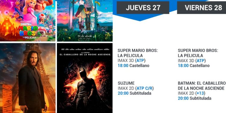 El combo ideal para despedirse de abril está en el IMAX