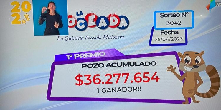 Poceada Misionera: casi 37 millones para Eldorado