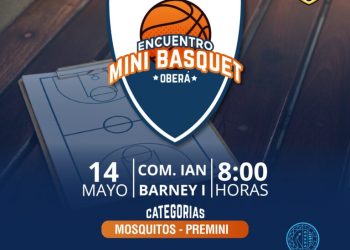 Segundo encuentro de mini básquet en Oberá