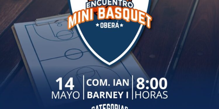 Segundo encuentro de mini básquet en Oberá