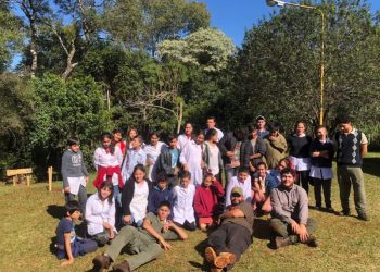 Futuros guardaparques crearon el sendero verde en la Escuela 601 de San Pedro