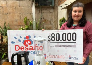 Oberá: entregaron premio a ganadora del Desafío Confort