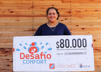 Concepción de la Sierra: entregaron premio a ganadora del Desafío Confort