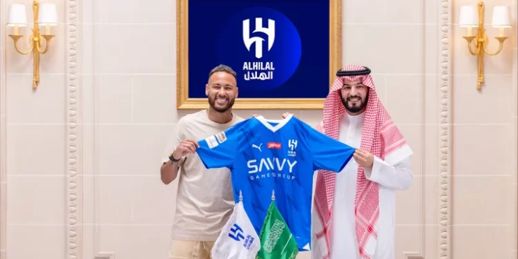 Neymar fue presentado como nuevo fichaje del Al Hilal de Arabia Saudita