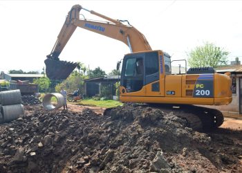 Obras hidráulicas en barrios del sur posadeño