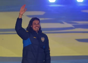 Edinson Cavani fue presentado en Boca