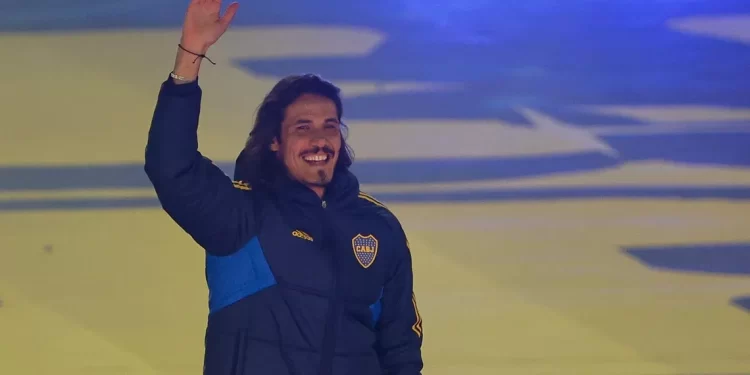 Edinson Cavani fue presentado en Boca