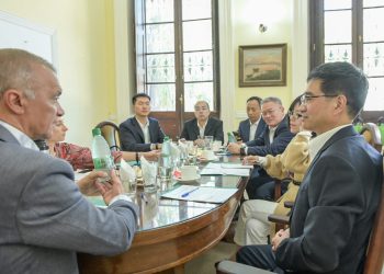 El vicegobernador recibió a la comitiva de la provincia China de Fujian